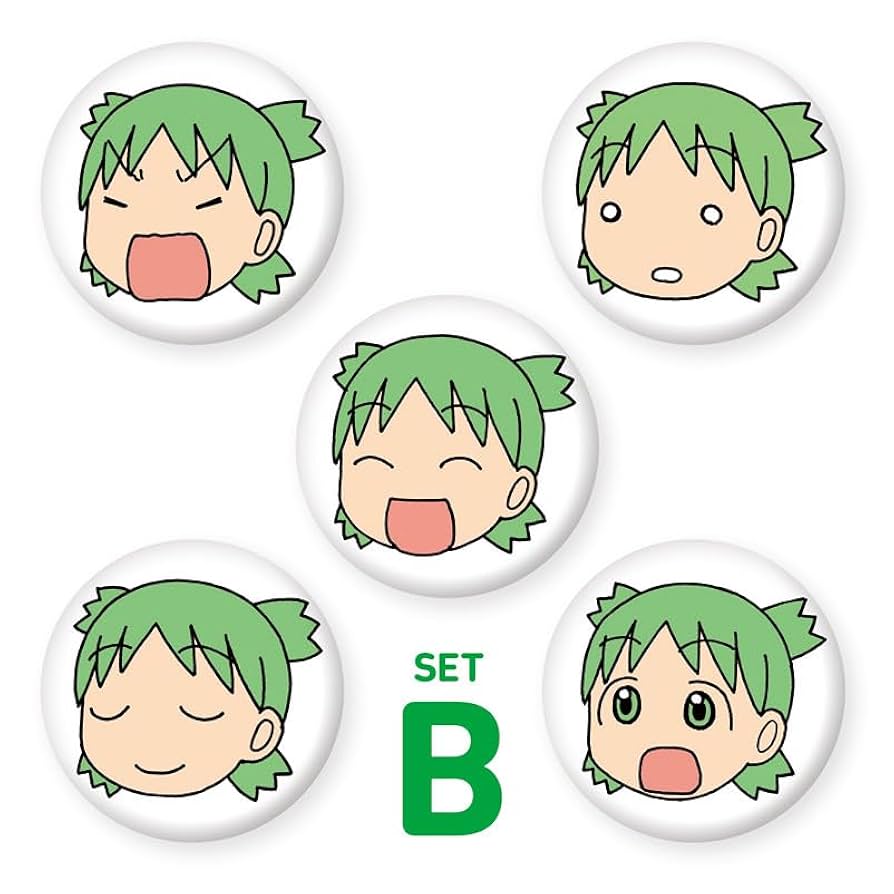 Amazon.co.jp: [Yotsubato!] Magnets (5 pieces) B Set : Hobbies